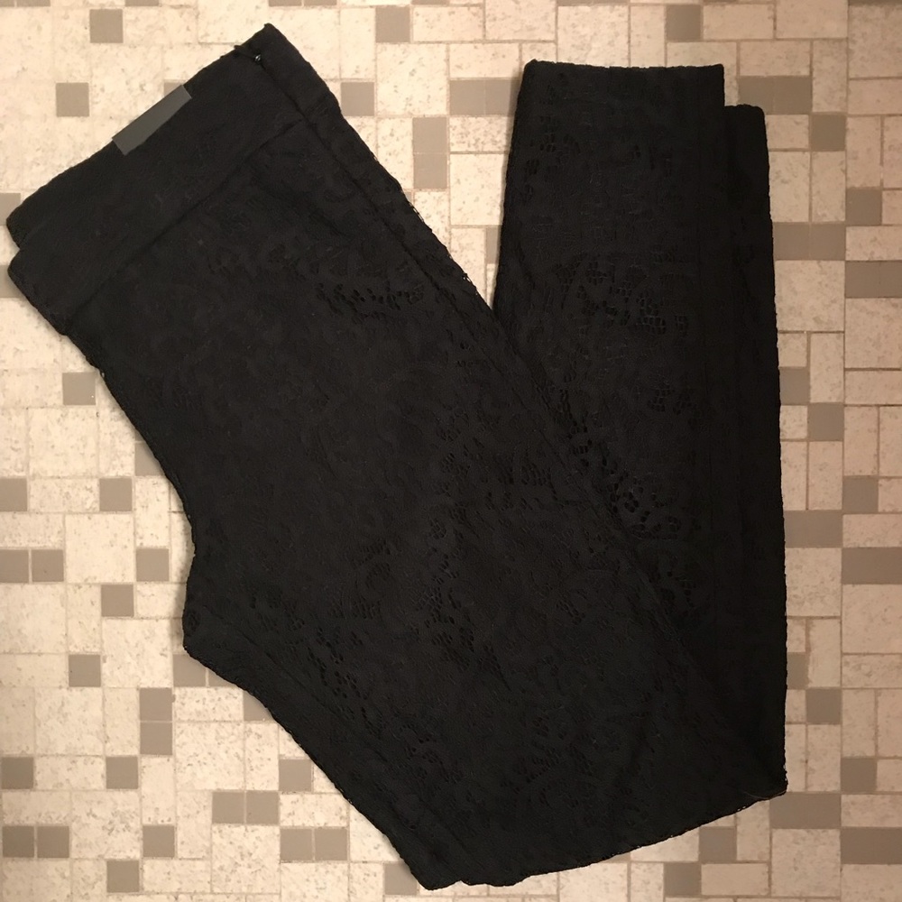 *NWT* Lace Side Zip Pants